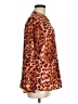Maison d' Amelie 100% Polyester Animal Print Brown Long Sleeve Blouse Size M - photo 4