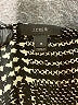 J.Crew 100% Polyester Houndstooth Black Sleeveless Blouse Size 0 - photo 7