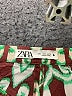 Zara Print Green Casual Pants Size S - photo 6