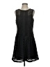 Esley Chevron-herringbone Black Cocktail Dress Size S (estimated) - photo 1