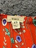 Tiny 100% Rayon Orange Sleeveless Blouse Size XS - photo 7