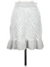 Dolan Chevron-herringbone Silver Casual Skirt Size XS (petite) - photo 1