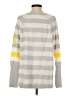 Lisa Todd 100% Cotton Stripes Gray Pullover Sweater Size S - photo 2