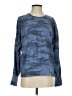 P.J. Salvage Camo Blue Sweatshirt Size S - photo 1