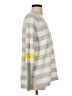 Lisa Todd 100% Cotton Stripes Gray Pullover Sweater Size S - photo 4