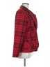 Erin London Plaid Red Blazer Size M - photo 4