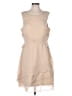 Unbranded Solid Tan Cocktail Dress Size L (estimated) - photo 1