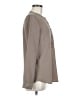 Old Navy 100% Polyester Gray Long Sleeve Blouse Size M - photo 4