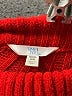 Time and Tru 100% Polyester Red Turtleneck Sweater Size 22 - photo 7
