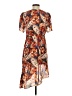 Cato 100% Polyester Print Orange Casual Dress Size S - photo 2