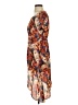 Cato 100% Polyester Print Orange Casual Dress Size S - photo 5