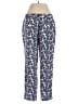 Banana Republic 100% Polyester Paisley Blue Casual Pants Size 2 - photo 2