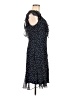 DKNY 100% Polyester Polka Dots Blue Casual Dress Size 8 - photo 4