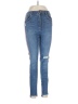 Zara TRF Stripes Blue Jeans Size 6 - photo 1