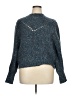 Topshop Tweed Teal Pullover Sweater Size 14 - photo 1