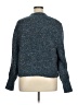 Topshop Tweed Teal Pullover Sweater Size 14 - photo 2