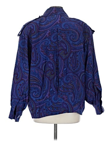 Linda Allard Ellen Tracy 3/4 Sleeve Silk Top (view 2)