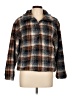 Lazy Sunday 100% Polyester Plaid Brown Cardigan Size L - photo 1
