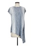 Max Studio Blue Short Sleeve Blouse Size XS - photo 1