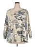 MULTIPLES Silver 3/4 Sleeve Top Size 2X - photo 1