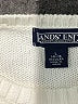 Lands' End Solid White Pullover Sweater Size L (kids) - photo 3