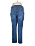 Inc Denim Solid Blue Jeans Size 16 - photo 2