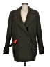 Zara Chevron-herringbone Green Coat Size M - photo 1