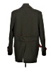 Zara Chevron-herringbone Green Coat Size M - photo 2