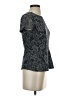 Ann Taylor Gray Short Sleeve Top Size S - photo 4