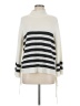 Joie Stripes Ivory Turtleneck Sweater Size M - photo 1