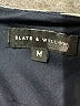 Slate & Willow Stripes Blue Casual Dress Size M - photo 7