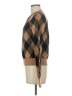 BCBGMAXAZRIA Argyle Brown Pullover Sweater Size M - photo 5
