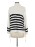 Joie Stripes Ivory Turtleneck Sweater Size M - photo 2