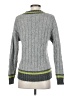Line & Dot Gray Cardigan Size S - photo 2