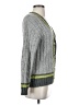Line & Dot Gray Cardigan Size S - photo 4