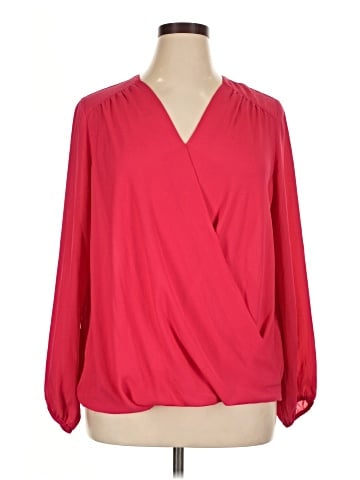INC International Concepts Long Sleeve Blouse (view 1)