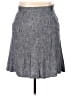 Sandro Chevron-herringbone Gray Blue Casual Skirt Size 16 - photo 1