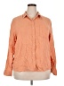 Universal Thread 100% Cotton Orange 3/4 Sleeve Button-Down Shirt Size XXL - photo 1
