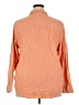 Universal Thread 100% Cotton Orange 3/4 Sleeve Button-Down Shirt Size XXL - photo 2