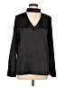 W by Worth 100% Polyester Black Long Sleeve Blouse Size 12 - photo 1