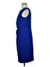 Ellen Tracy 100% Polyester Solid Blue Cocktail Dress Size 8 - photo 5