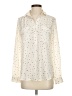 Ann Taylor Polka Dots Ivory Long Sleeve Blouse Size XS - photo 1