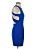 Forever 21 Solid Blue Cocktail Dress Size S - photo 4