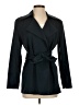 Due Per Due Black Trenchcoat Size 4 - photo 1