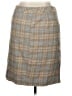 Chadwicks Plaid Gray Wool Skirt Size 14 - photo 2