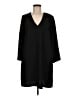 Gap 100% Polyester Solid Black Casual Dress Size M - photo 1