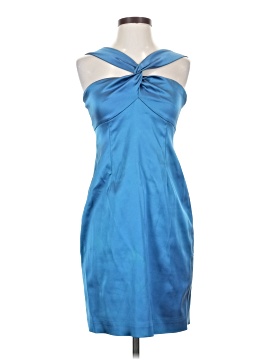 slim fit dress slacks David Meister Metallic Halter Dress Size 2 – Flower Moon Boutique