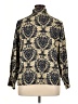 Unbranded 100% Polyester Paisley Gold Long Sleeve Blouse Size 0X - photo 2