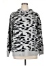 Unbranded 100% Acrylic Animal Print Silver Pullover Sweater Size XL - photo 1