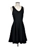 Attention Solid Black Cocktail Dress Size S - photo 1